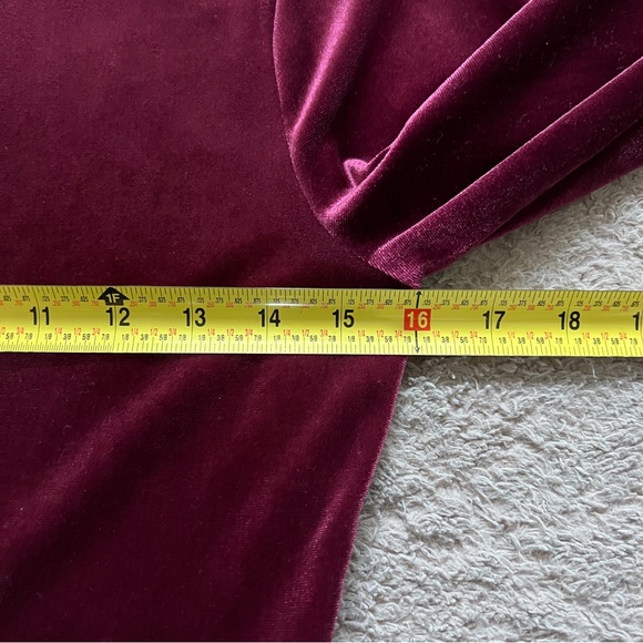 Boden Abigail Stretch Velvet Fit & Flare Velour Dress Women’s Size 6P - Picture 6 of 9